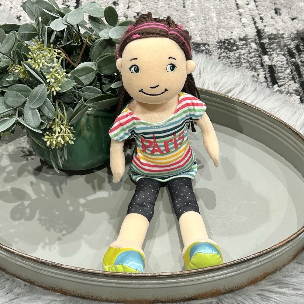 Manhattan Toy Groovy Girls Rachel Fashion Doll Wearing A Striped "Paris" Top
